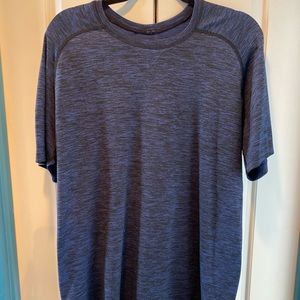 Lululemon Metal Vent Tech S/S Tee-Navy